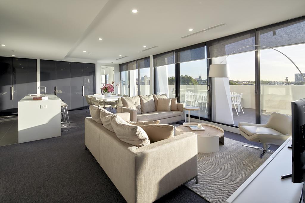 381 Cremorne Apartamentos Melburne Exterior foto The penthouse suite at the Crown Towers